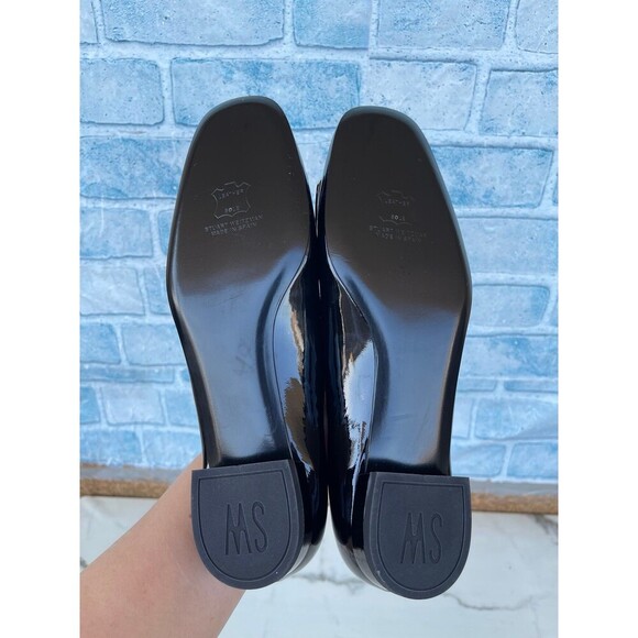 Stuart Weitzman buckled patent leather shoes size 8 - Picture 8 of 12